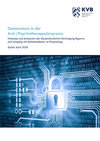 Broschüre "Datenschutz in der Arzt-/Psychotherapeutenpraxis"