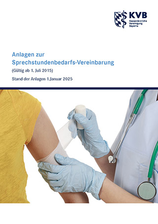 Broschüre "Anlagen zur Sprechstundenbedarfs-Vereinbarung"