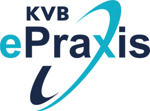 Schriftzug KVB ePraxis
