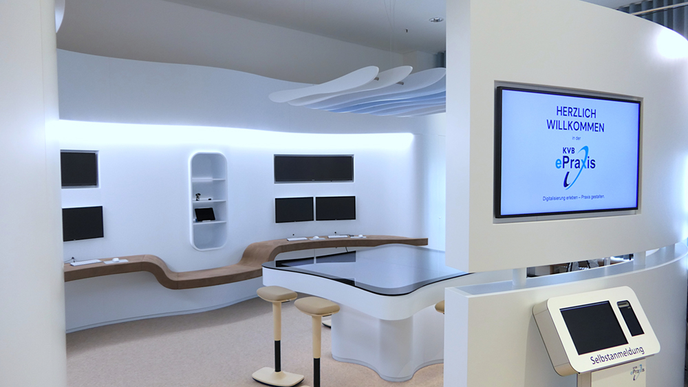 Praxisraum der "KVB ePraxis in München"