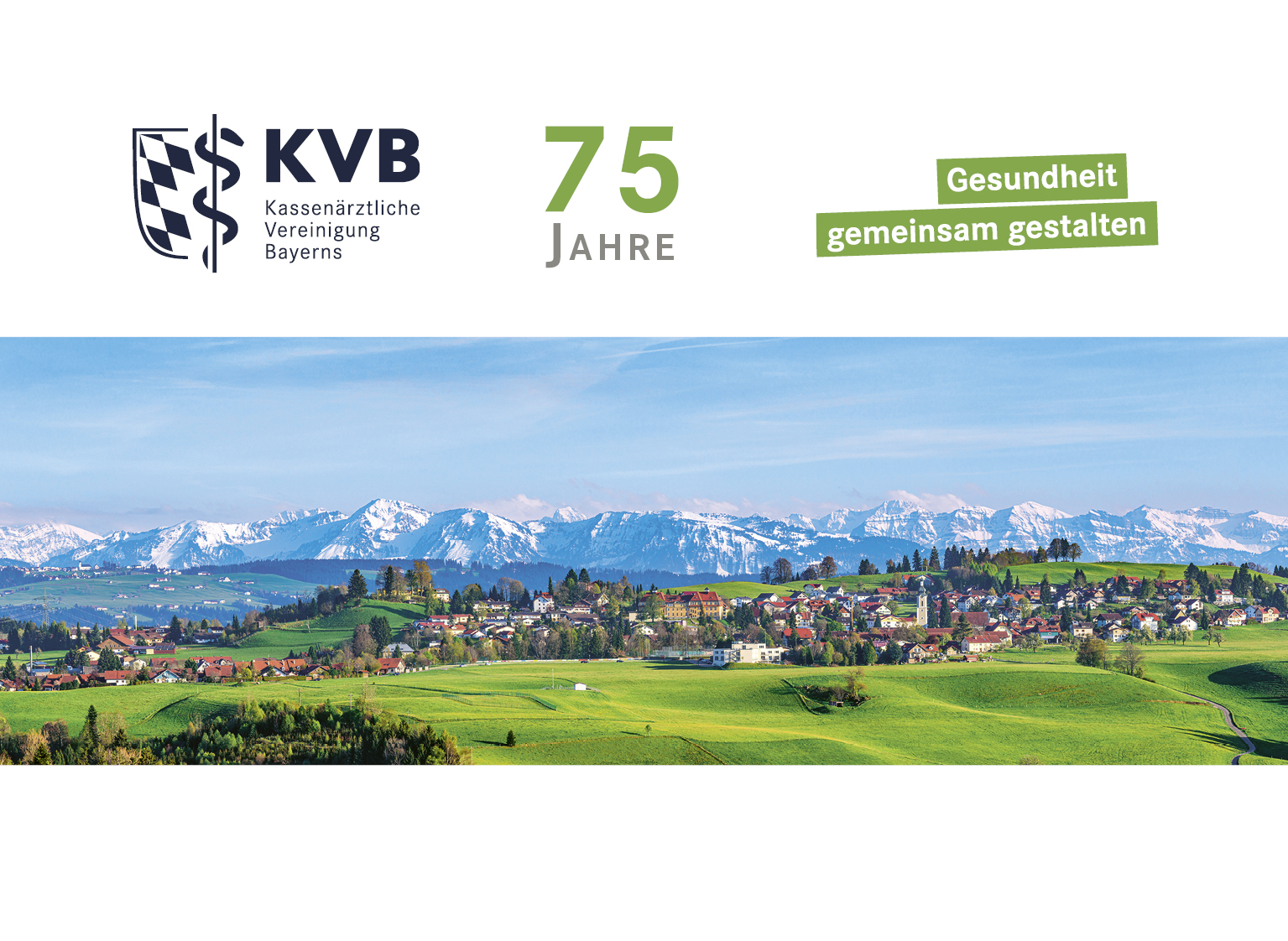 Titelseite KVB-Broschüre "75 Jahre KVB"