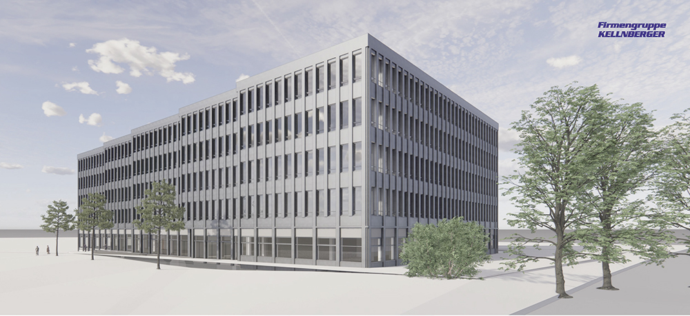 Angemieteter Sitz der KVB in Regensburg Grafisches Gebäudebild