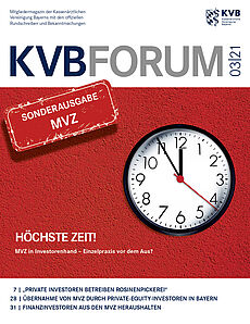 Titelseite KVB FORUM-Schwerpunktausgabe "Höchste Zeit"